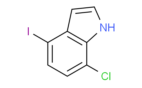 CAS No. 1167055-57-3, 7-Chloro-4-iodo-1H-indole