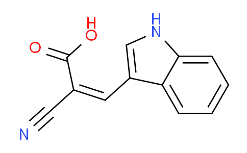CAS No. 1453484-21-3, 2-Cyano-3-(1H-indol-3-yl)acrylic acid