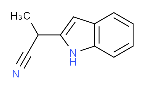 CAS No. 76017-87-3, 2-(1H-Indol-2-yl)propanenitrile