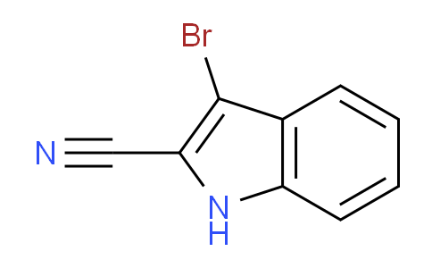 CAS No. 1373348-93-6, 3-Bromo-1H-indole-2-carbonitrile
