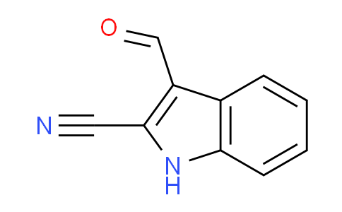 CAS No. 62542-45-4, 3-Formyl-1H-indole-2-carbonitrile