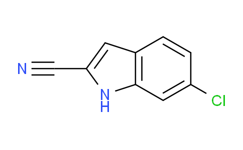 CAS No. 1782000-02-5, 6-Chloro-1H-indole-2-carbonitrile