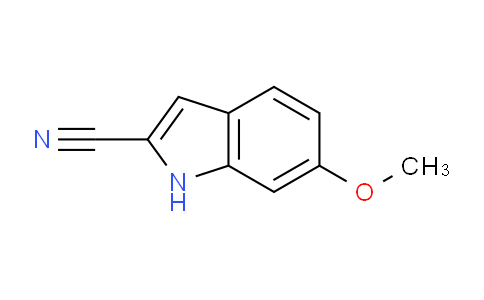 CAS No. 1415047-63-0, 6-Methoxy-1H-indole-2-carbonitrile