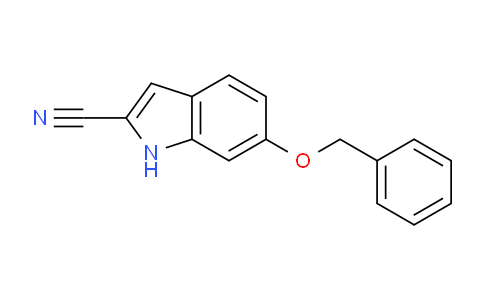 CAS No. 933474-36-3, 6-(Benzyloxy)-1H-indole-2-carbonitrile
