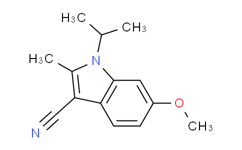 CAS No. 922184-65-4, 1-Isopropyl-6-methoxy-2-methyl-1H-indole-3-carbonitrile