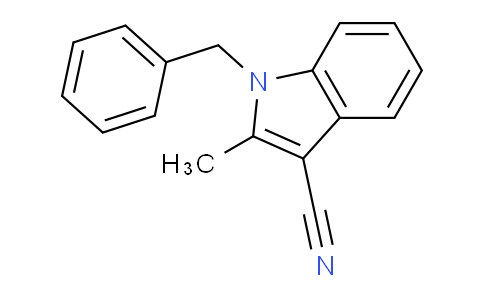 CAS No. 639499-85-7, 1-Benzyl-2-methyl-1H-indole-3-carbonitrile