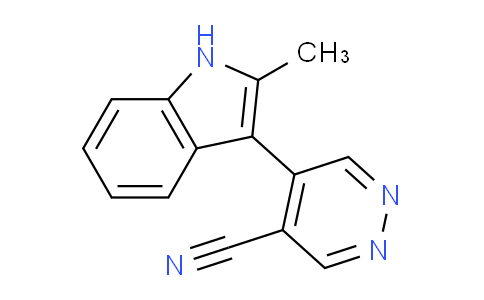 CAS No. 919785-68-5, 5-(2-Methyl-1H-indol-3-yl)pyridazine-4-carbonitrile