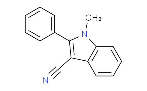 CAS No. 87613-34-1, 1-Methyl-2-phenyl-1H-indole-3-carbonitrile