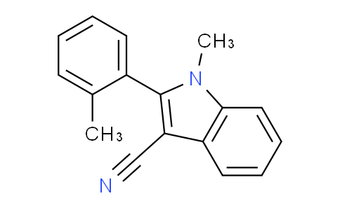 CAS No. 938326-70-6, 1-Methyl-2-(o-tolyl)-1H-indole-3-carbonitrile