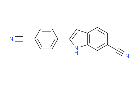 CAS No. 28719-00-8, 6-Cyano-2-(4-cyanophenyl)indole