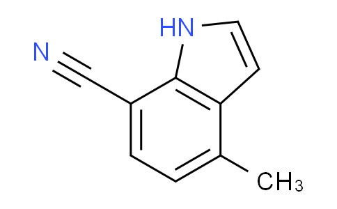 CAS No. 1190321-28-8, 4-Methyl-1H-indole-7-carbonitrile