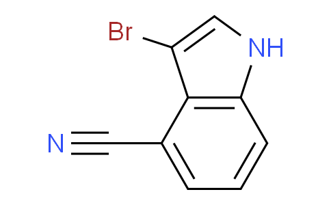 CAS No. 1186663-64-8, 3-Bromo-1H-indole-4-carbonitrile
