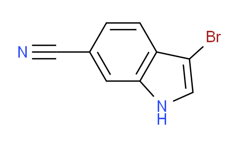 CAS No. 1326714-80-0, 3-Bromo-1H-indole-6-carbonitrile
