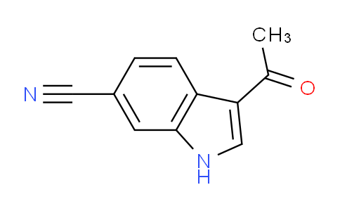 CAS No. 83783-34-0, 3-Acetyl-1H-indole-6-carbonitrile