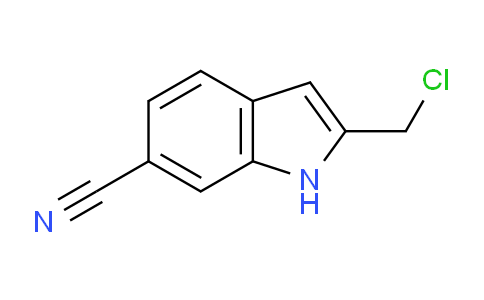 CAS No. 313972-72-4, 2-(Chloromethyl)-1H-indole-6-carbonitrile