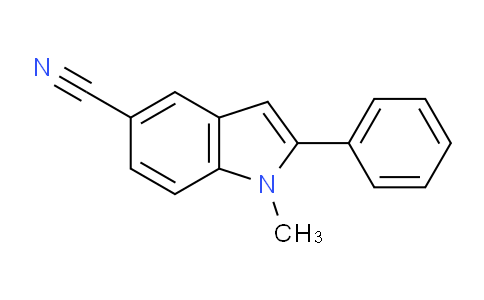 CAS No. 741709-19-3, 1-Methyl-2-phenyl-1H-indole-5-carbonitrile