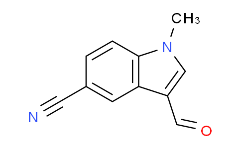CAS No. 860297-14-9, 3-Formyl-1-methyl-1H-indole-5-carbonitrile