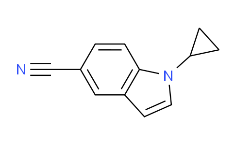 CAS No. 256936-19-3, 1-Cyclopropyl-1H-indole-5-carbonitrile