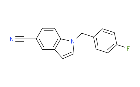 CAS No. 405274-88-6, 1-(4-Fluorobenzyl)-1H-indole-5-carbonitrile