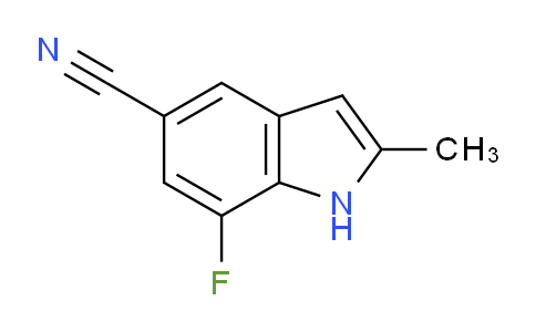 CAS No. 1401726-98-4, 7-Fluoro-2-methyl-1H-indole-5-carbonitrile