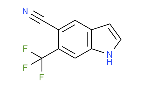 CAS No. 1186404-61-4, 6-(Trifluoromethyl)-1H-indole-5-carbonitrile