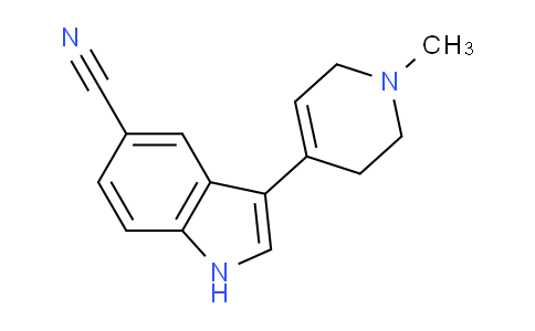 CAS No. 116480-60-5, 3-(1-Methyl-1,2,3,6-tetrahydropyridin-4-yl)-1H-indole-5-carbonitrile