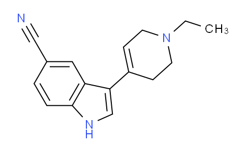 CAS No. 1958101-06-8, 3-(1-Ethyl-1,2,3,6-tetrahydropyridin-4-yl)-1H-indole-5-carbonitrile