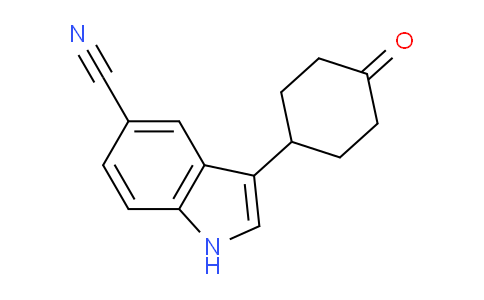 CAS No. 246028-93-3, 3-(4-Oxocyclohexyl)-1H-indole-5-carbonitrile