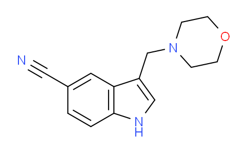 CAS No. 101831-79-2, 3-(Morpholinomethyl)-1H-indole-5-carbonitrile
