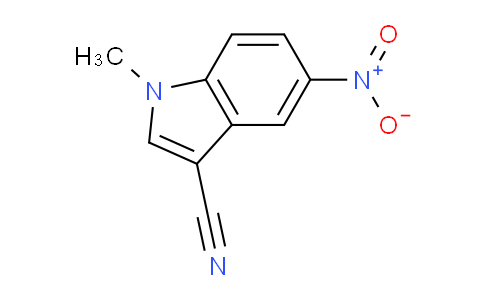 CAS No. 1313759-52-2, 1-Methyl-5-nitro-1H-indole-3-carbonitrile