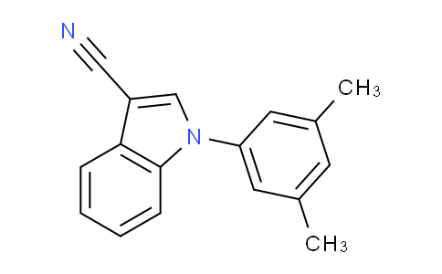 CAS No. 1426847-70-2, 1-(3,5-Dimethylphenyl)-1H-indole-3-carbonitrile