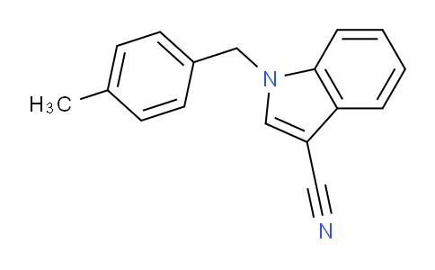 CAS No. 1226171-02-3, 1-(4-Methylbenzyl)-1H-indole-3-carbonitrile