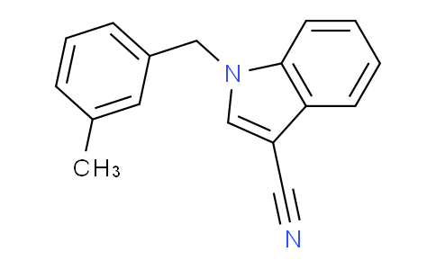 CAS No. 1226100-61-3, 1-(3-Methylbenzyl)-1H-indole-3-carbonitrile