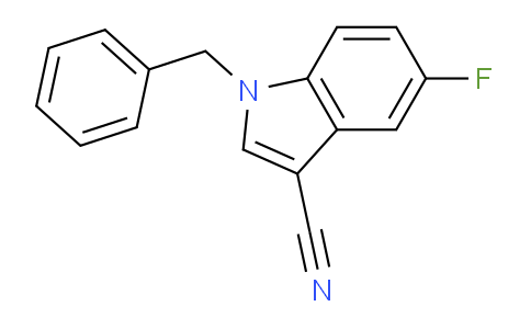 CAS No. 1426847-71-3, 1-Benzyl-5-fluoro-1H-indole-3-carbonitrile