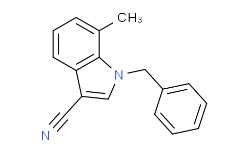 CAS No. 1426847-74-6, 1-Benzyl-7-methyl-1H-indole-3-carbonitrile