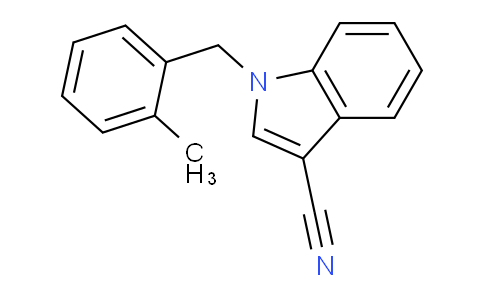 CAS No. 1226240-79-4, 1-(2-Methylbenzyl)-1H-indole-3-carbonitrile