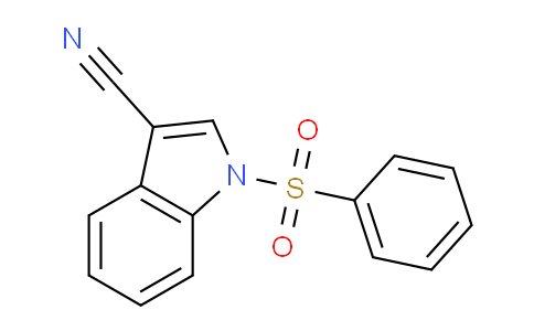 CAS No. 99532-56-6, 1-(Phenylsulfonyl)-1H-indole-3-carbonitrile