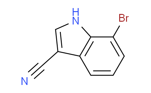 CAS No. 1043601-50-8, 7-Bromo-1H-indole-3-carbonitrile