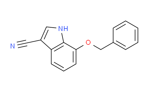 CAS No. 318295-30-6, 7-(Benzyloxy)-1H-indole-3-carbonitrile