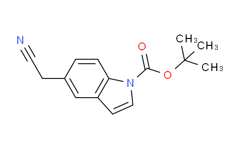 CAS No. 1255098-95-3, tert-Butyl 5-(cyanomethyl)-1H-indole-1-carboxylate