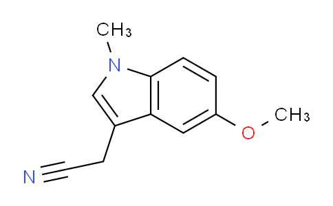 CAS No. 176688-98-5, 2-(5-Methoxy-1-methyl-1H-indol-3-yl)acetonitrile