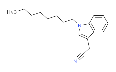 CAS No. 1849676-67-0, 2-(1-Octyl-1H-indol-3-yl)acetonitrile