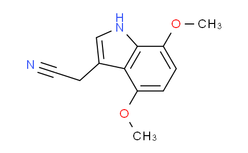 CAS No. 15109-37-2, 2-(4,7-Dimethoxy-1H-indol-3-yl)acetonitrile