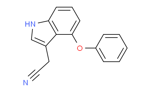 CAS No. 1146298-21-6, 2-(4-Phenoxy-1H-indol-3-yl)acetonitrile