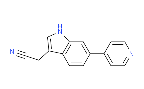 MC728108 | 1214339-31-7 | 2-(6-(Pyridin-4-yl)-1H-indol-3-yl)acetonitrile