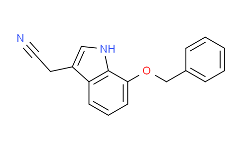 CAS No. 99102-24-6, 2-(7-(Benzyloxy)-1H-indol-3-yl)acetonitrile