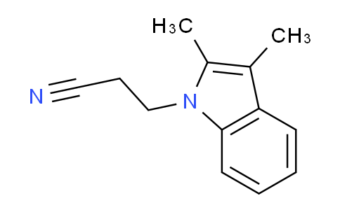 CAS No. 26019-47-6, 3-(2,3-Dimethyl-1H-indol-1-yl)propanenitrile