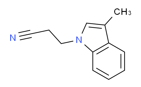 CAS No. 4414-81-7, 3-(3-Methyl-1H-indol-1-yl)propanenitrile