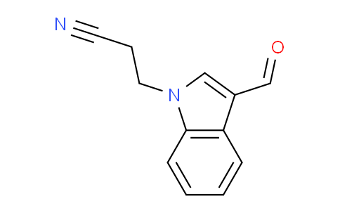 CAS No. 18109-11-0, 3-(3-Formyl-1H-indol-1-yl)propanenitrile