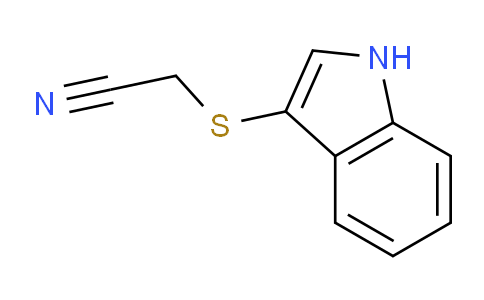 CAS No. 61021-51-0, 2-((1H-Indol-3-yl)thio)acetonitrile